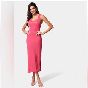 Bebe Mauve Maxi Dress